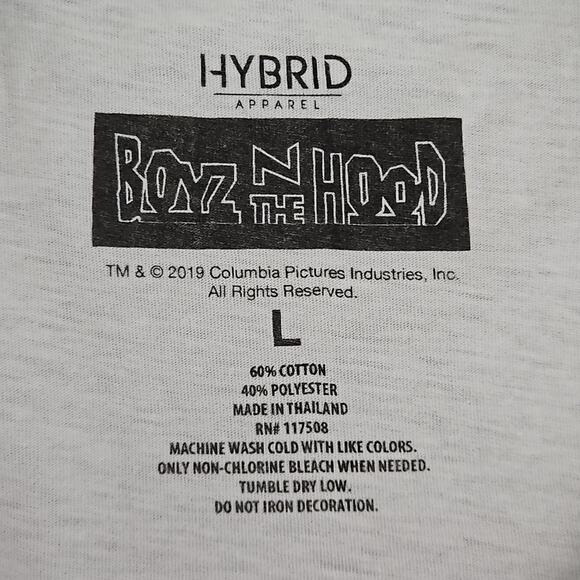 Hybrid Apparel Boyz N The Hood Long T-Shirt Pajama Gown | Women's Large | FLAWS - Picture 9 of 11